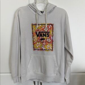 Vans Floral Hoodie.  Small